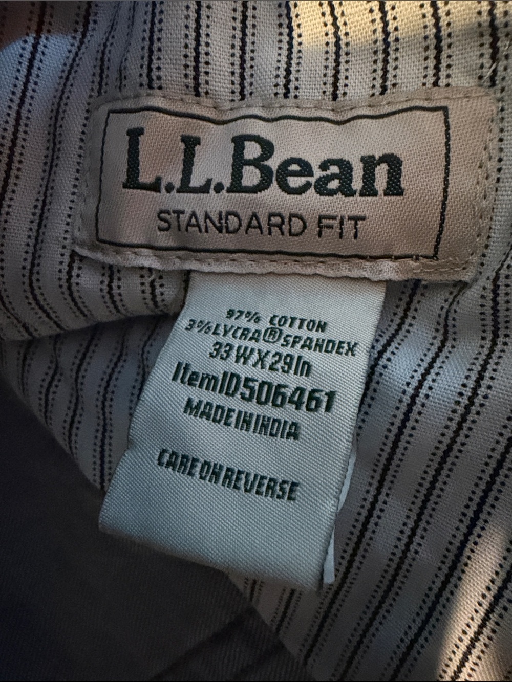 L.L. Bean Men's Light Blue Straight-Leg Jeans - Picture 2 of 6